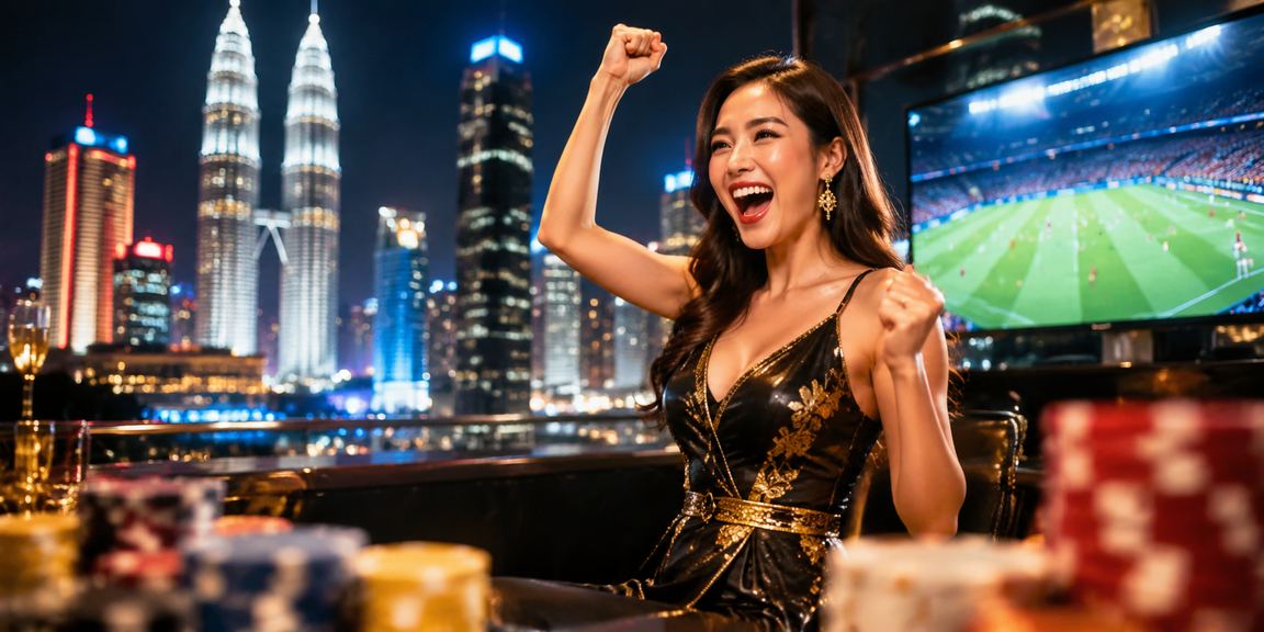 Pemain di Kuala Lumpur menikmati bonus cashback kasino dalam persekitaran bandar moden